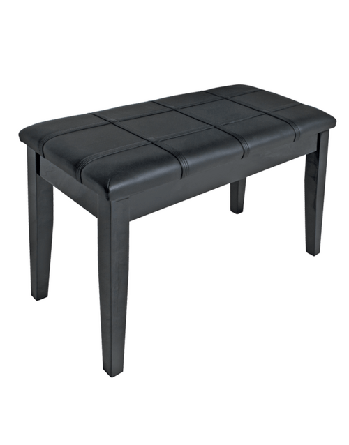 AMS KTW12 PIANO STOOL WOODEN BENCH - BLACK - Joondalup Music Centre
