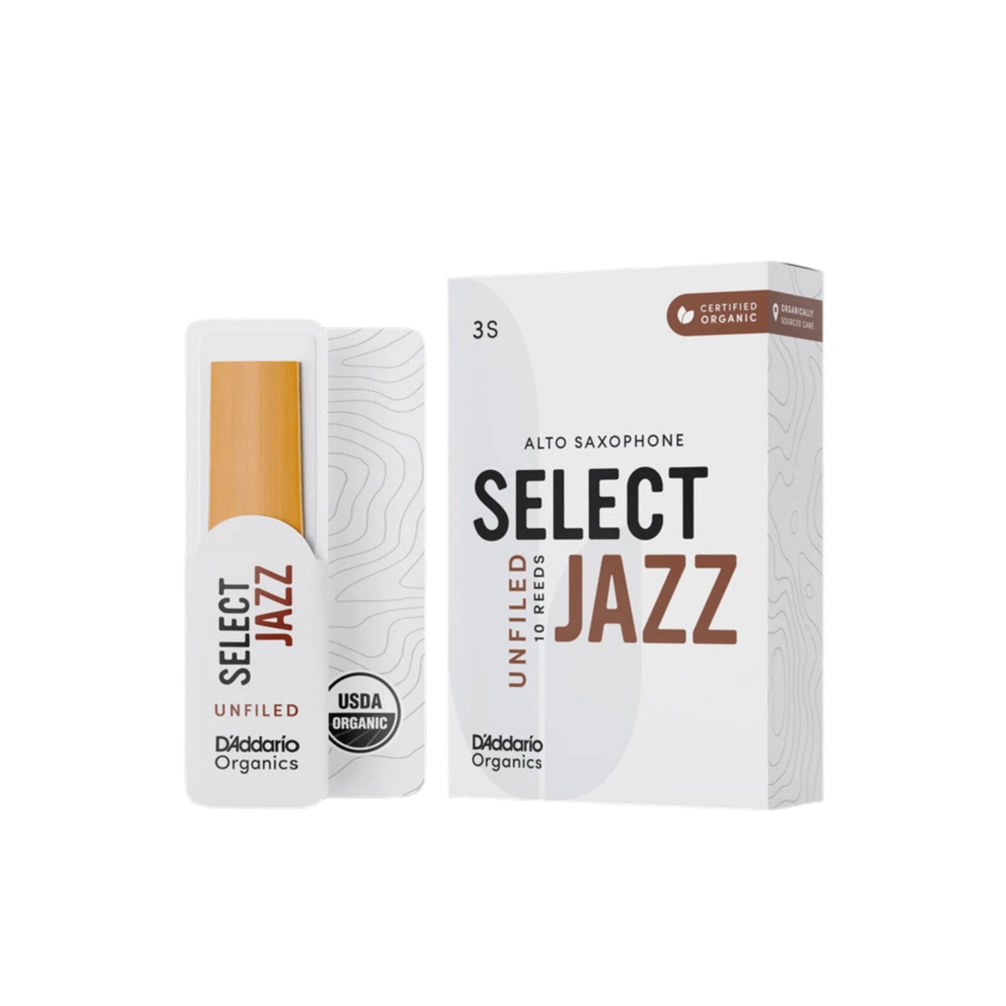 DADDARIO SELECT UNFILED REEDS - ALTO SAXOPHONE STRENGTH 3 - Joondalup Music Centre