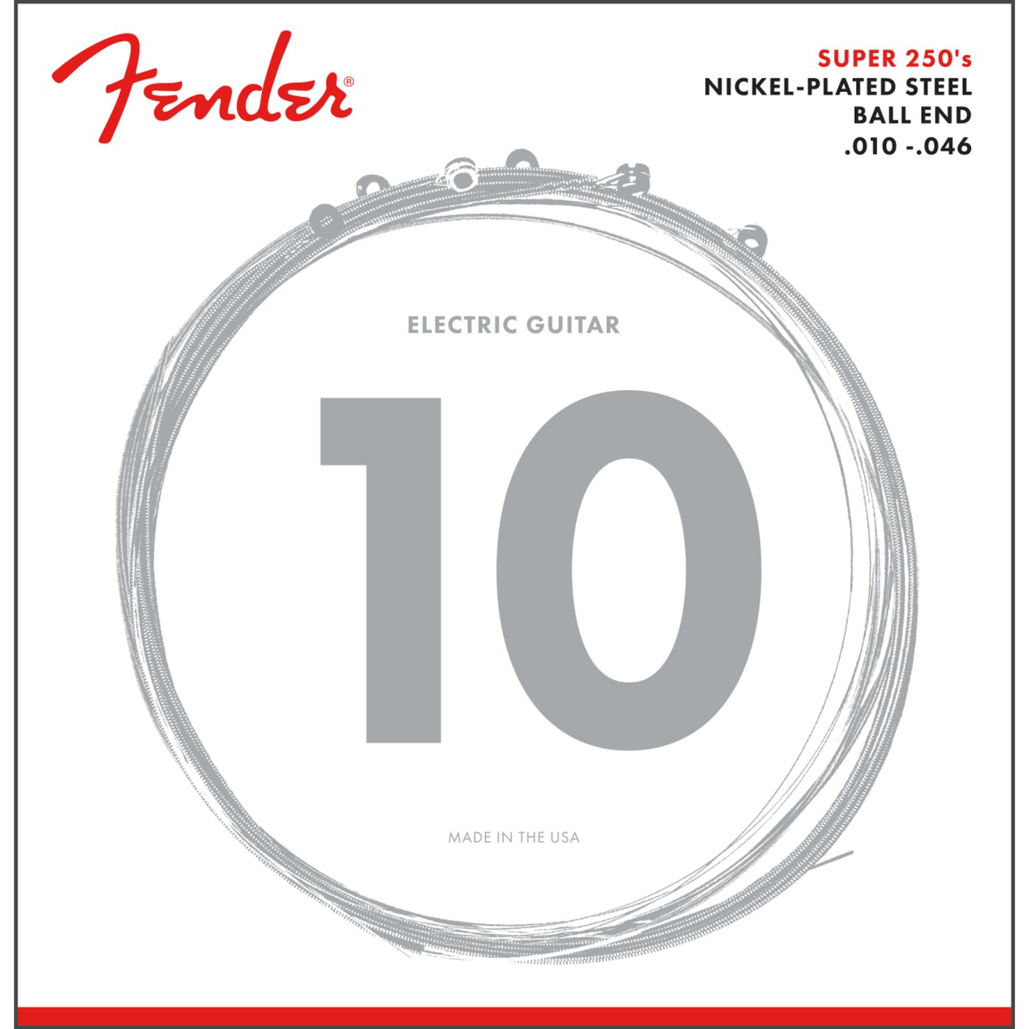 Fender 250R Electric Guitar Strings - 10-46 - Joondalup Music Centre