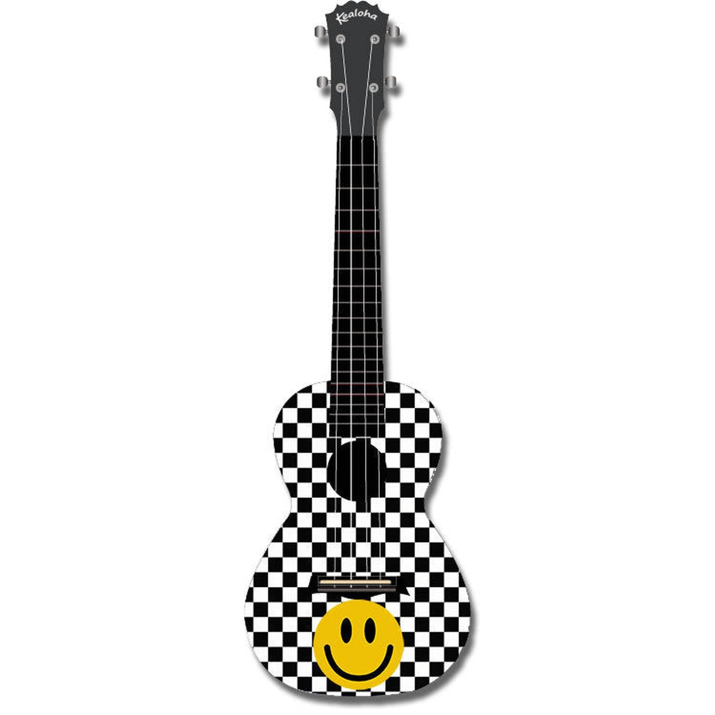 KEALOHA CONCERT CHECKER SMILEY UKULELE - Joondalup Music Centre