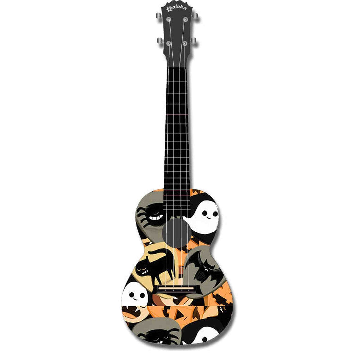 Kealoha Black Magic Design Concert Ukulele With Black ABS Resin Body - Joondalup Music Centre