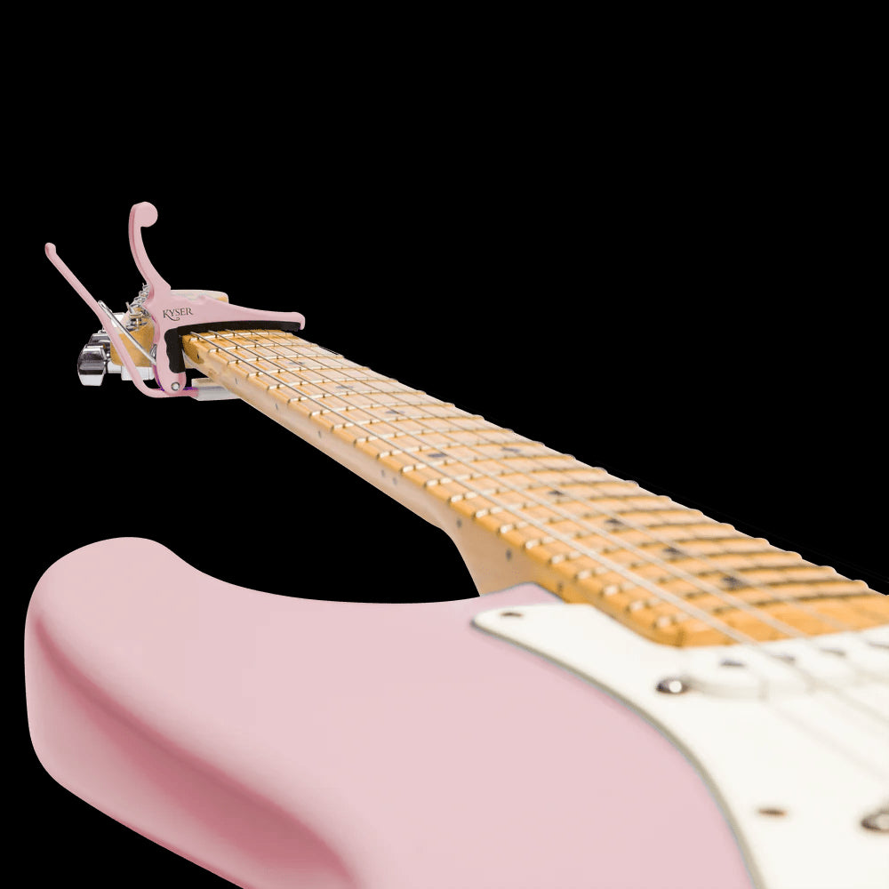 Kyser Fender Electric Guitar Capo - Shell Pink - Joondalup Music Centre