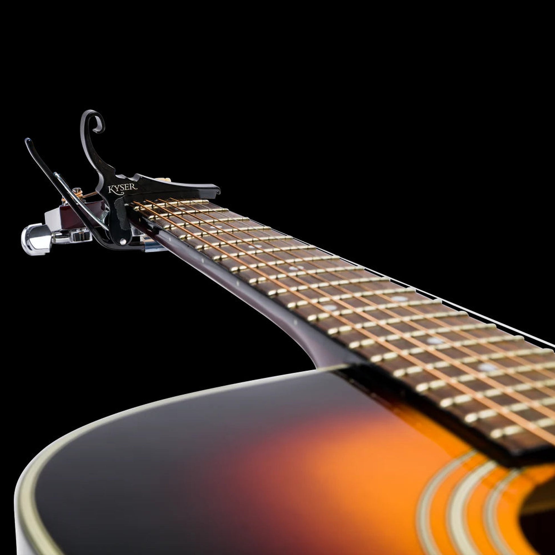 Kyser Quick Change Guitar Capo - Black - Joondalup Music Centre