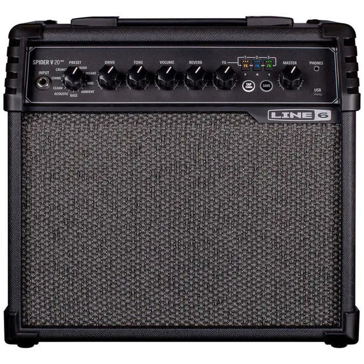 LINE 6 SPIDER V20 MK2 GUITAR AMPLIFIER - Joondalup Music Centre