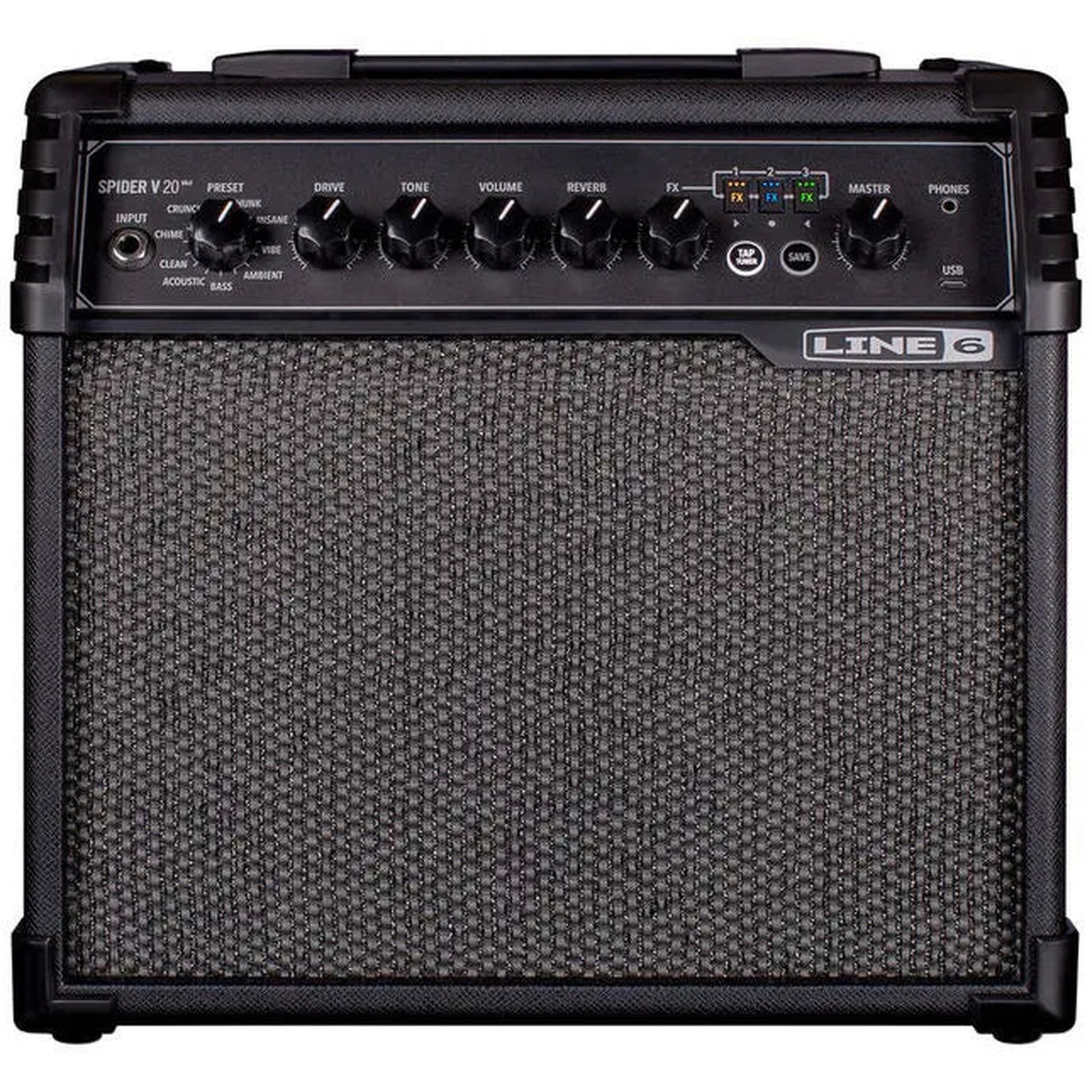 LINE 6 SPIDER V20 MK2 GUITAR AMPLIFIER - Joondalup Music Centre