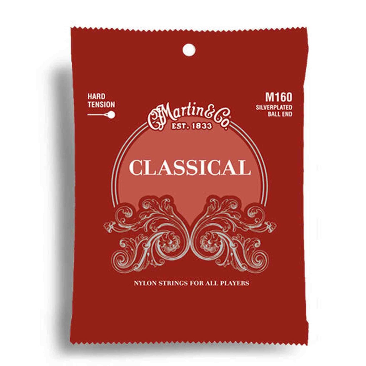 MARTIN CLASSICAL BALL END NYLON CLASSICAL GUITAR STRINGS - HARD TENSION - Joondalup Music Centre