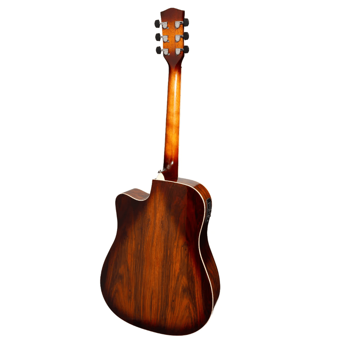 Martinez 31 Series Daowood Acoustic Guitar - African Brown Burst - Joondalup Music Centre