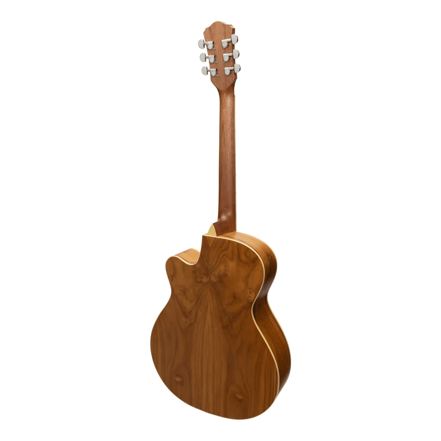 MARTINEZ JAZZ HYBRID ACOUSTIC-ELECTRIC GUITAR - TEAKWOOD - Joondalup Music Centre