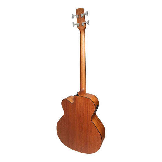 MARTINEZ NATURAL SERIES ACOUSTIC BASS - MAHOGANY - Joondalup Music Centre