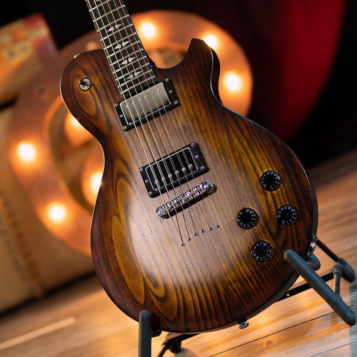 MICHAEL KELLY PATRIOT DECREE ELECTRIC GUITAR - OPEN PORE TOBACCO BURST - Joondalup Music Centre