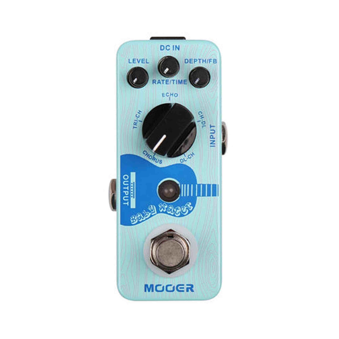 Mooer Baby Water Acoustic Chorus And Delay Effects Pedal - Joondalup Music Centre