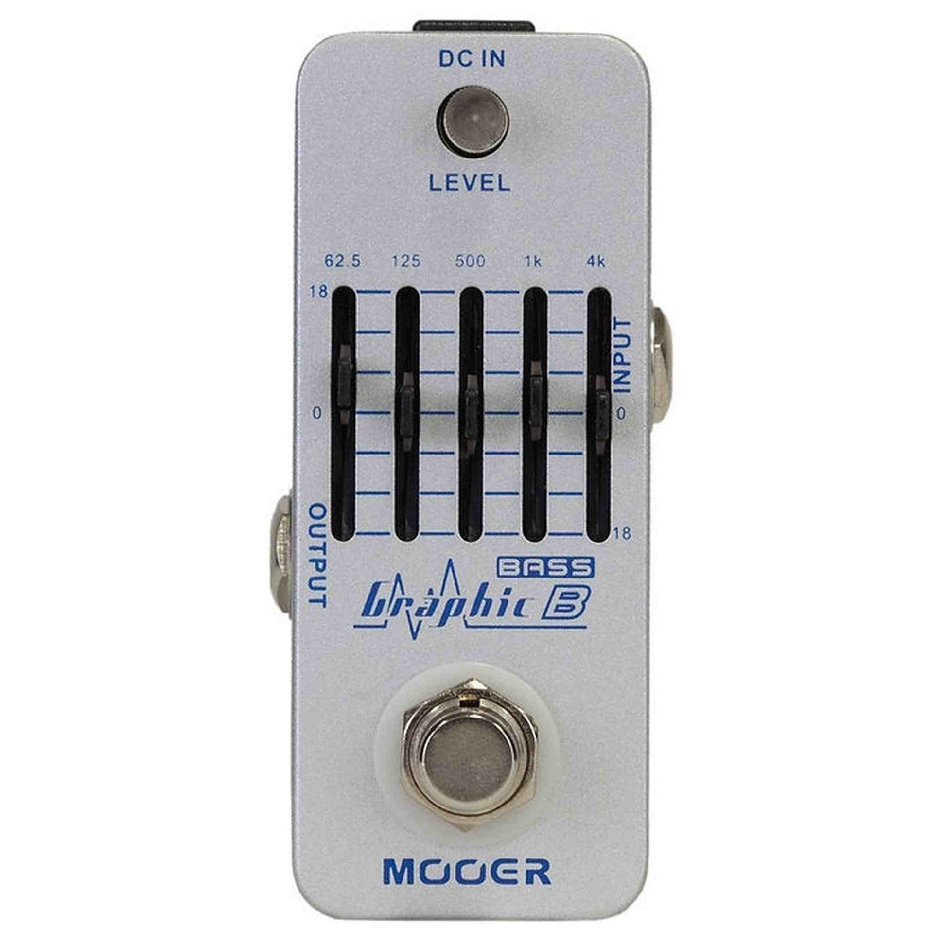 MOOER GRAPHIC B 5-BAND BASS EQ EFFECTS PEDAL - Joondalup Music Centre