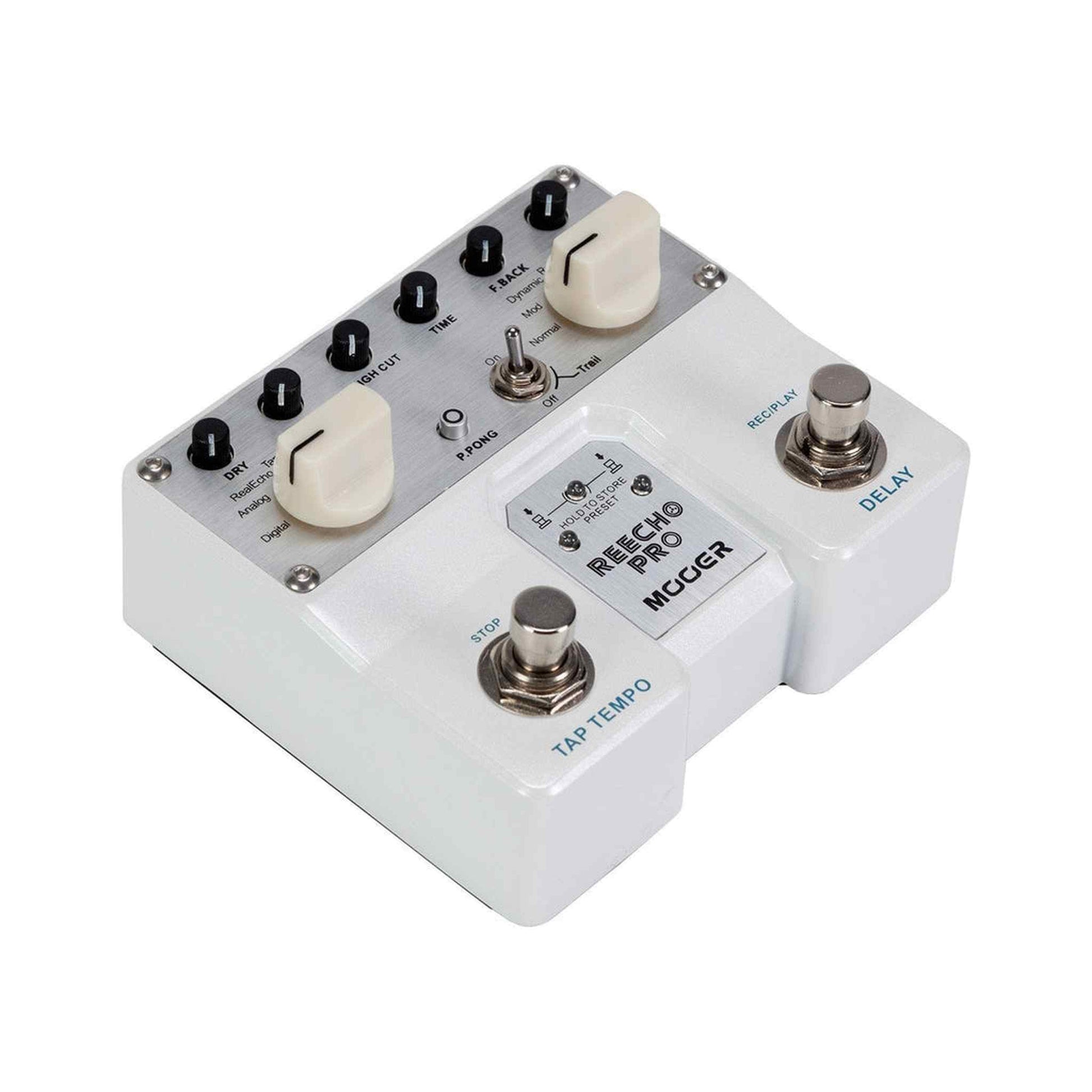 MOOER REECHO PRO DIGITAL DELAY TWIN EFFECTS PEDAL - Joondalup Music Centre