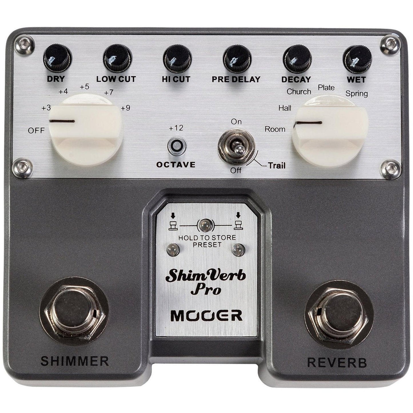 MOOER SHIMVERB PRO REVERB TWIN EFFECTS PEDAL - Joondalup Music Centre