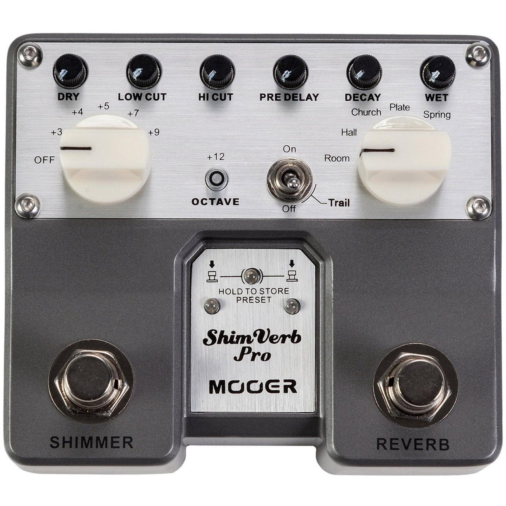 MOOER SHIMVERB PRO REVERB TWIN EFFECTS PEDAL - Joondalup Music Centre