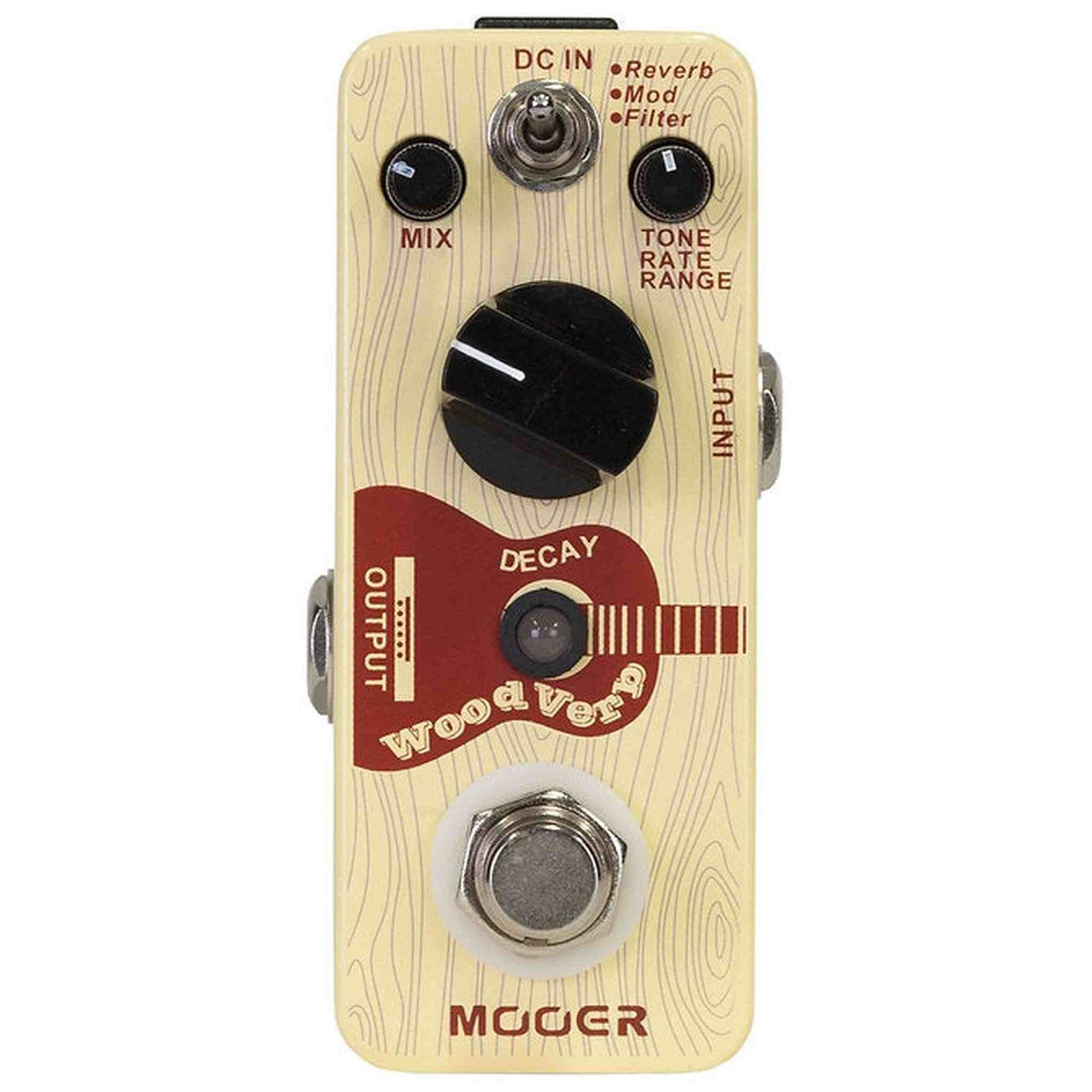 Mooer Woodverb Acoustic Reverb Effects Pedal - Joondalup Music Centre