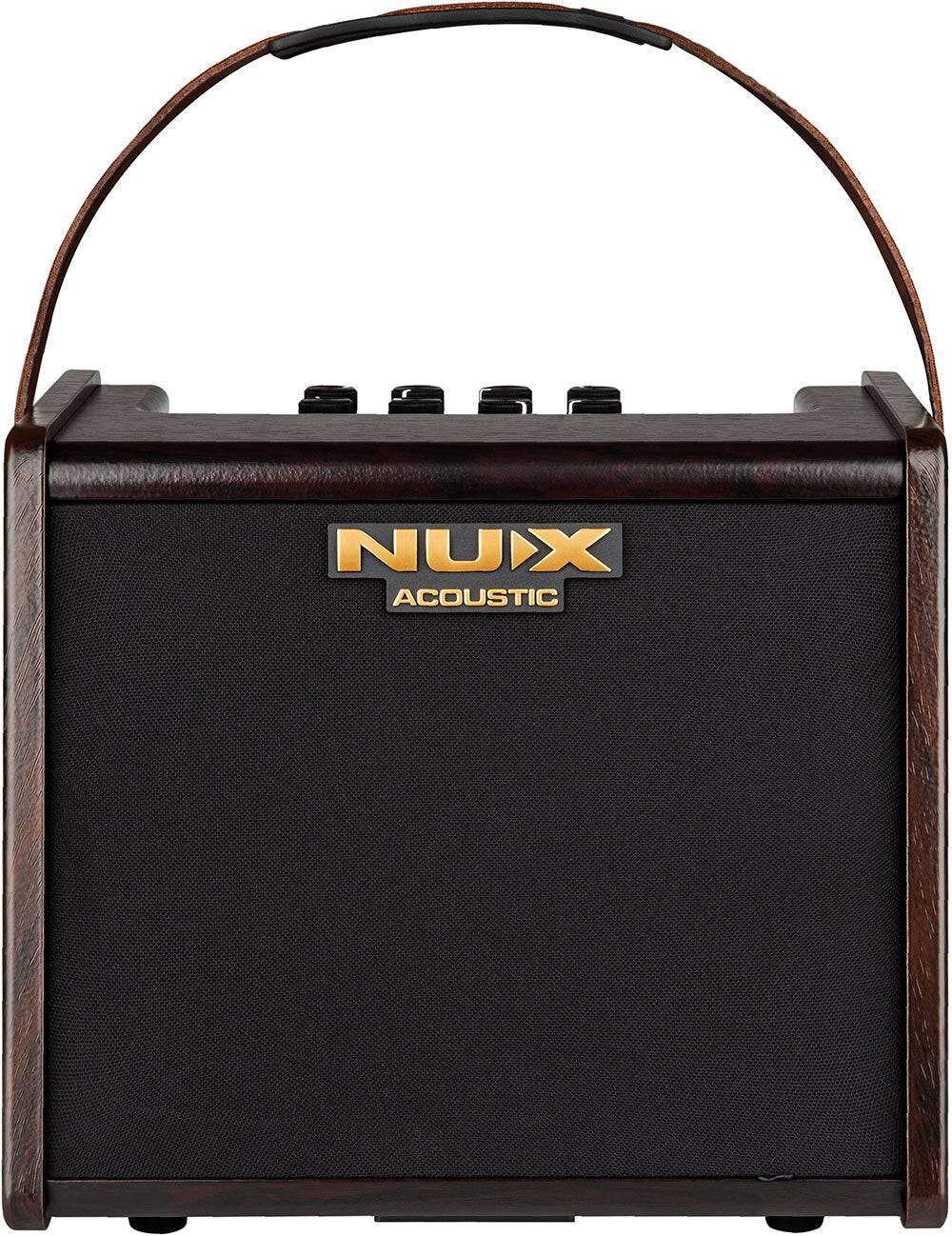 NU-X AC25 STAGEMAN 2-CHANNEL, 25W BATTERY OPERATED ACOUSTIC AMPLIFIER - Joondalup Music Centre