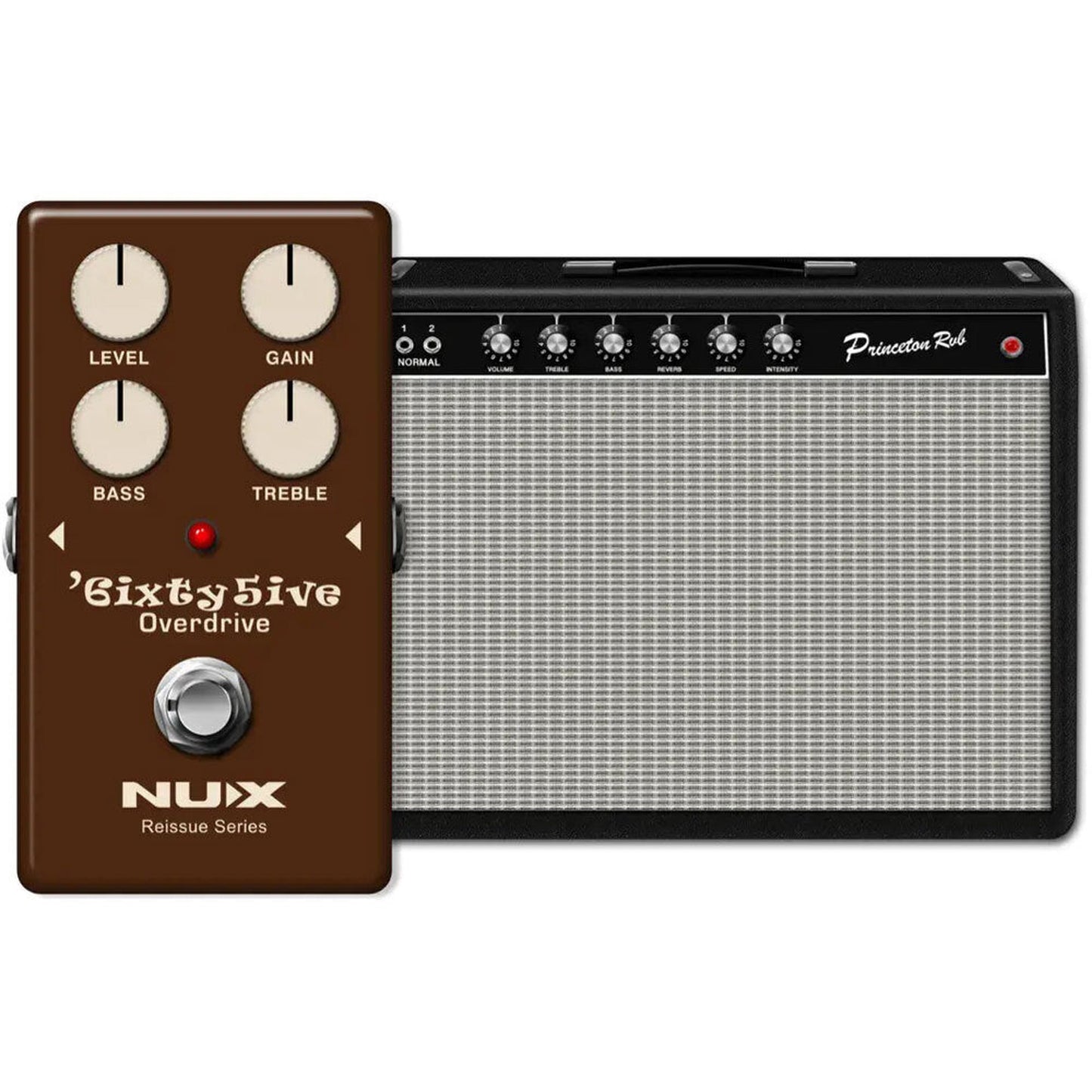 NU-X 6Ixty5Ive Analog Overdrive Effects Pedal - Joondalup Music Centre