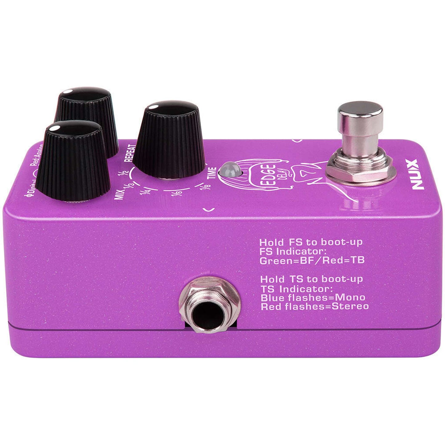 NU-X MINI CORE SERIES EDGE DELAY EFFECTS PEDAL - Joondalup Music Centre