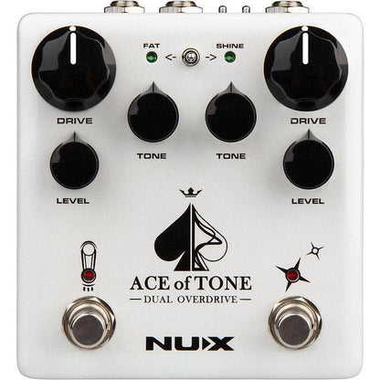 NU-X VERDUGO SERIES ACE OF TONE DUAL OVERDRIVE EFFECTS PEDAL - Joondalup Music Centre