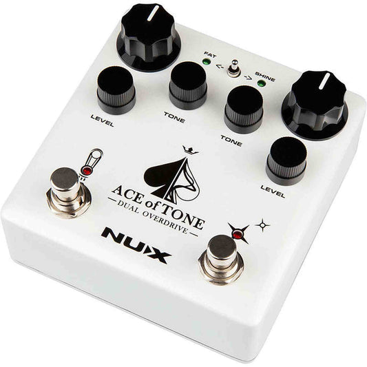 NU-X VERDUGO SERIES ACE OF TONE DUAL OVERDRIVE EFFECTS PEDAL - Joondalup Music Centre