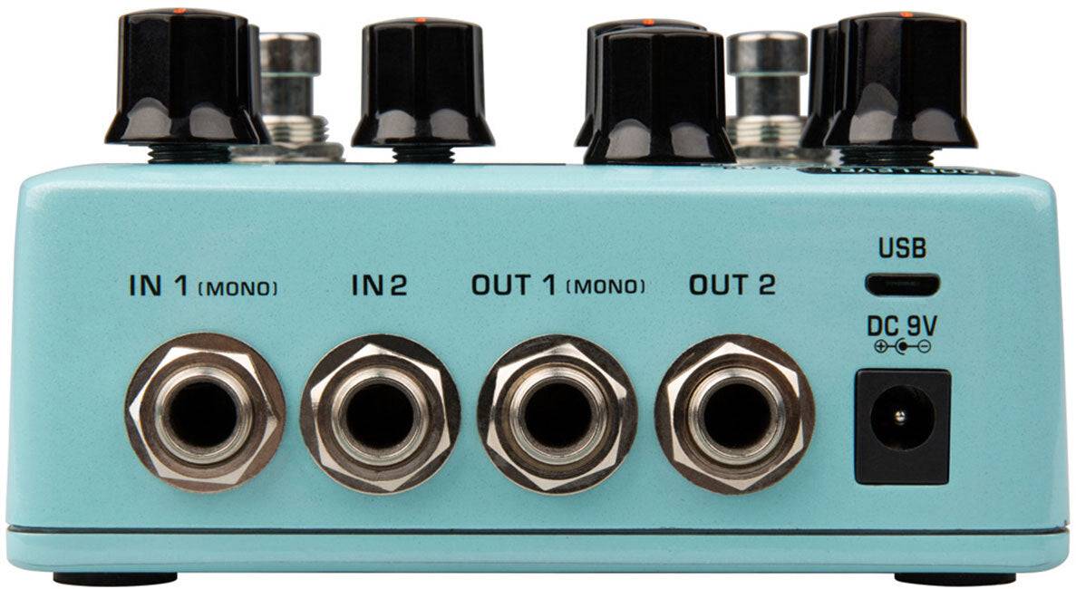 NU-X VERDUGO SERIES DUOTIME DUAL DELAY ENGINE EFFECTS PEDAL - Joondalup Music Centre