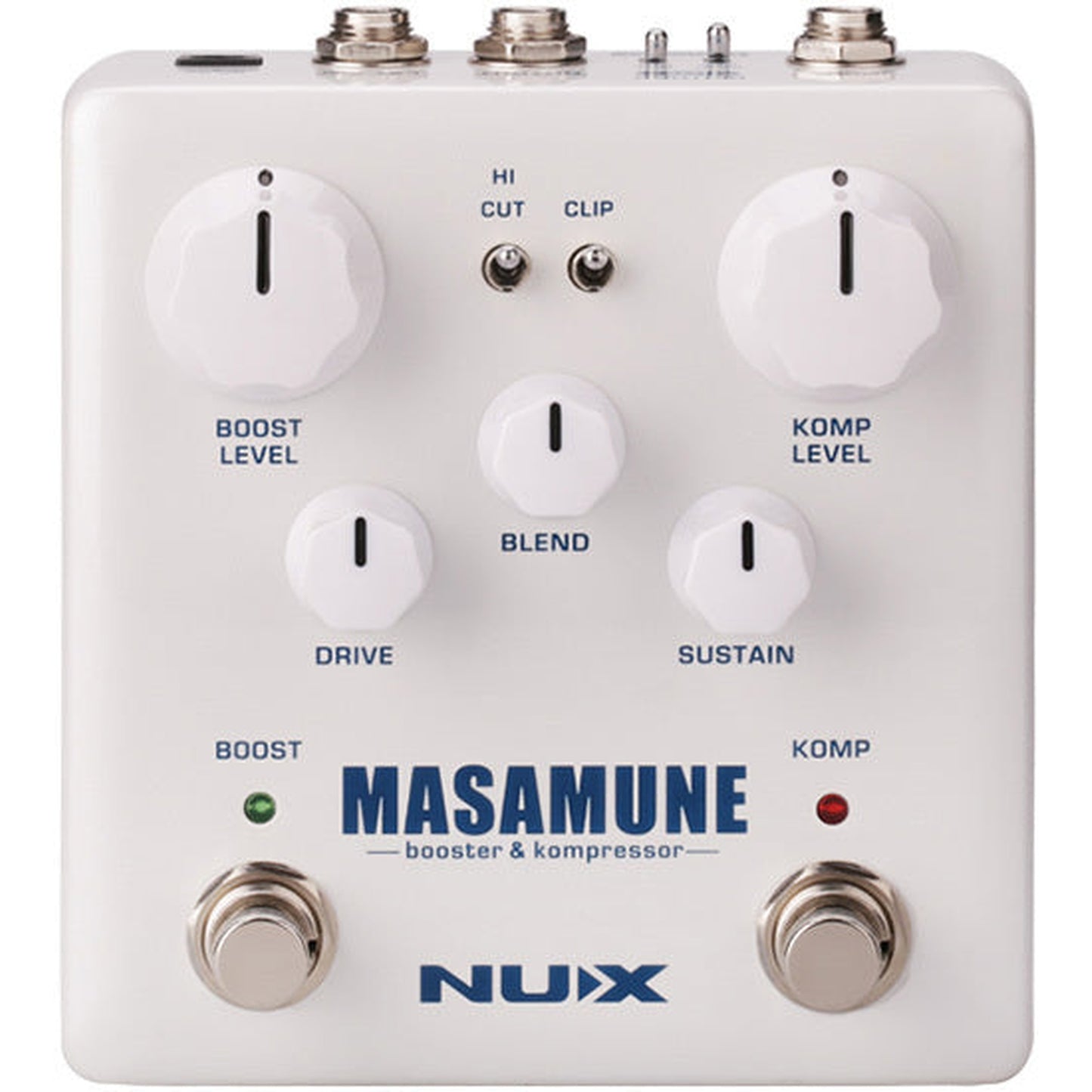 NU-X VERDUGO SERIES MASAMUNE ANALOG COMPRESSOR & BOOSTER EFFECTS PEDAL - Joondalup Music Centre