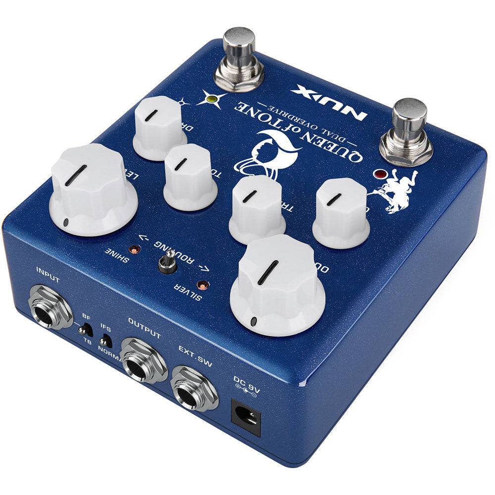 NU-X VERDUGO SERIES QUEEN OF TONE DUAL OVERDRIVE EFFECTS PEDAL - Joondalup Music Centre