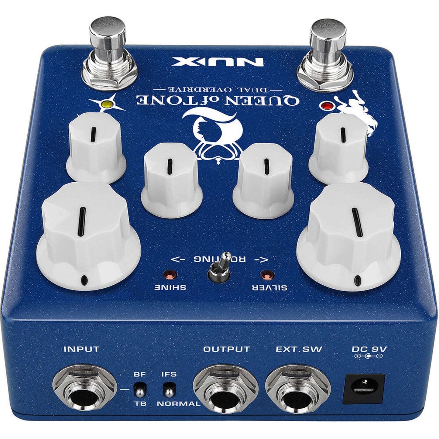 NU-X VERDUGO SERIES QUEEN OF TONE DUAL OVERDRIVE EFFECTS PEDAL - Joondalup Music Centre