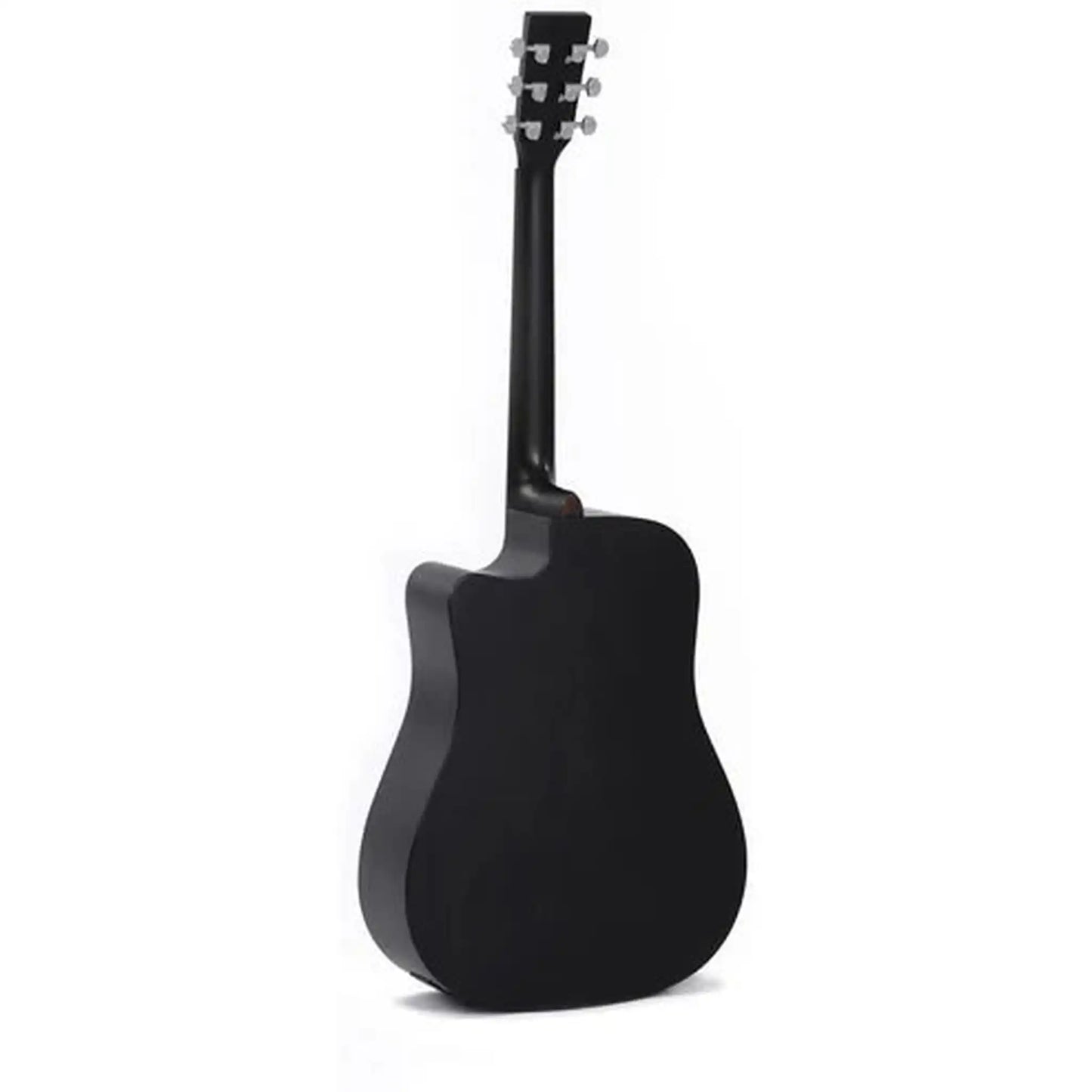Sigma DMCE-BKB Dreadnought Acoustic Guitar - Black back