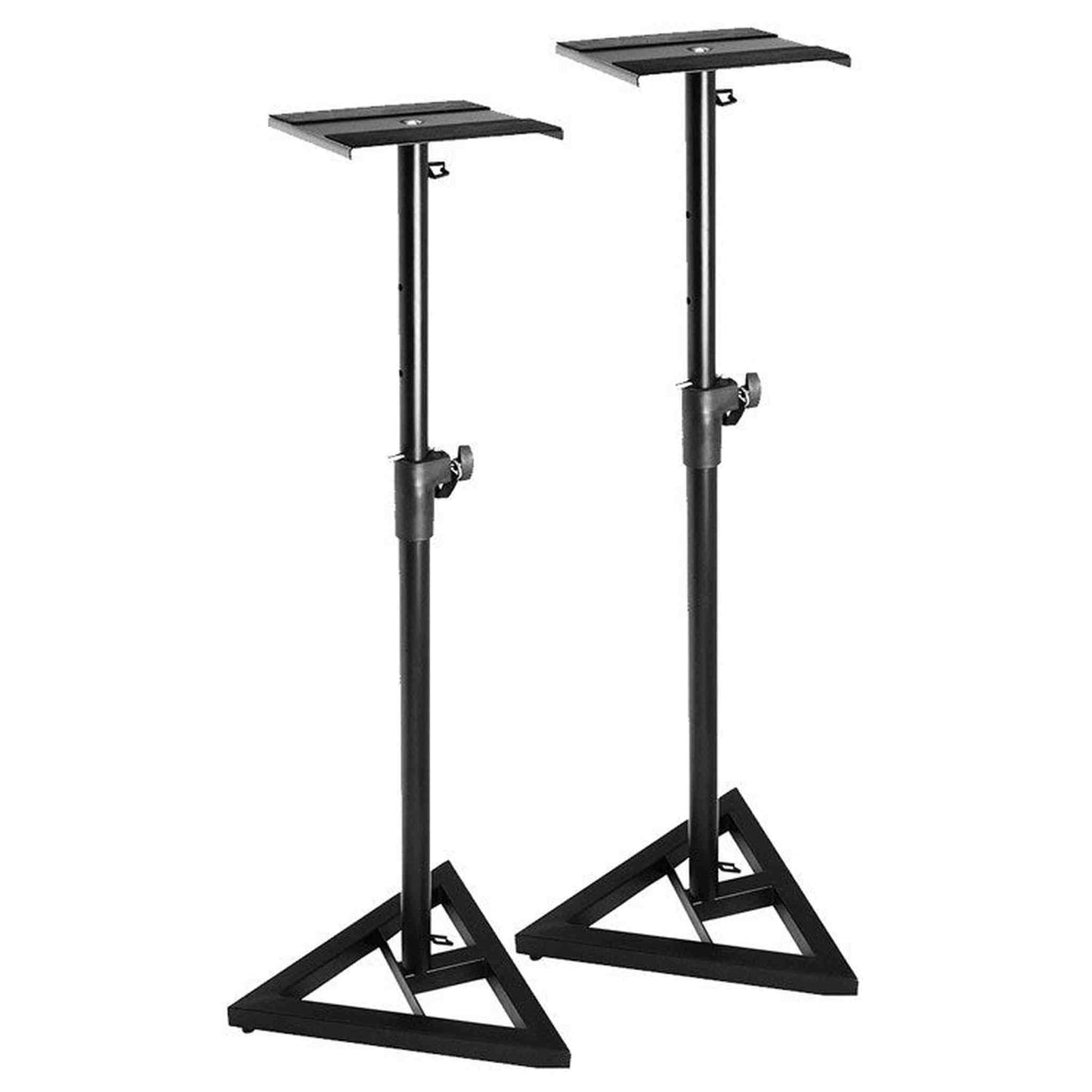 On Stage Pair Of Near-Field Studio Monitor Stands - Joondalup Music Centre