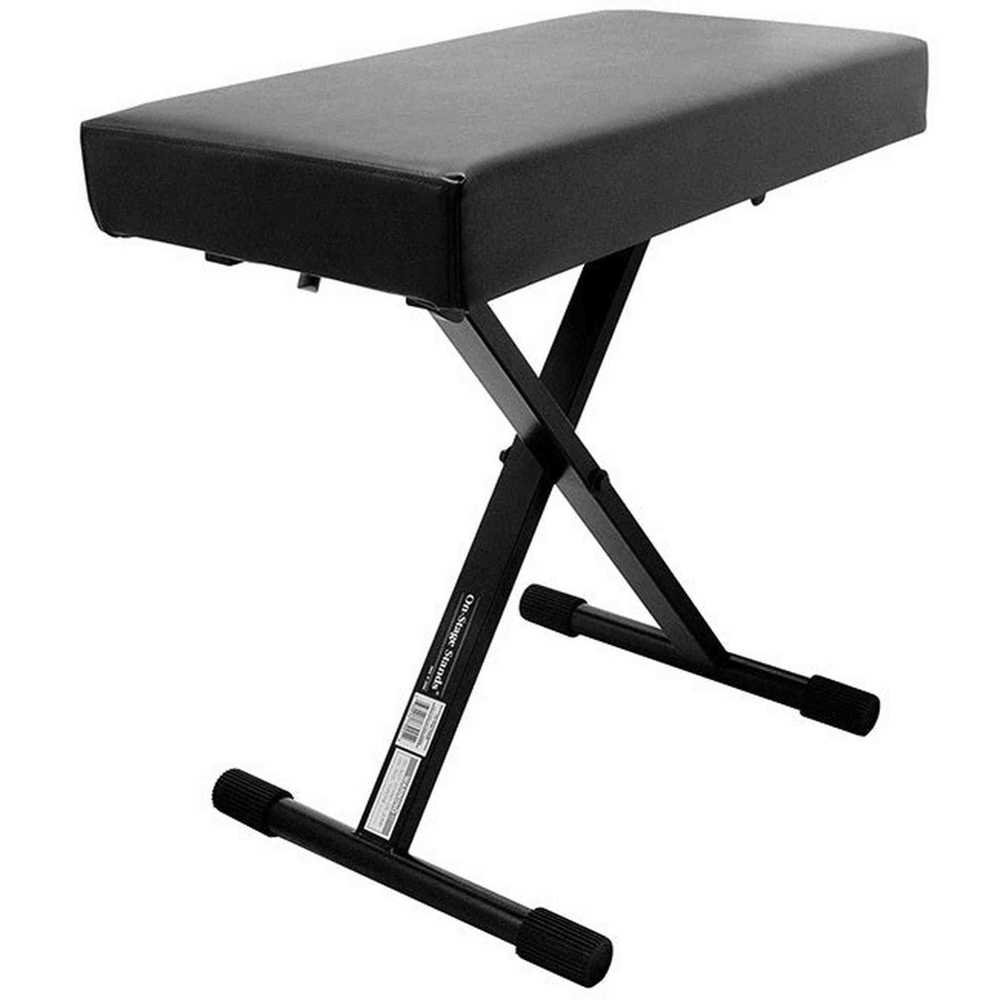 ONSTAGE KEYBOARD BENCH - DELUXE FOLDING X STYLE - Joondalup Music Centre