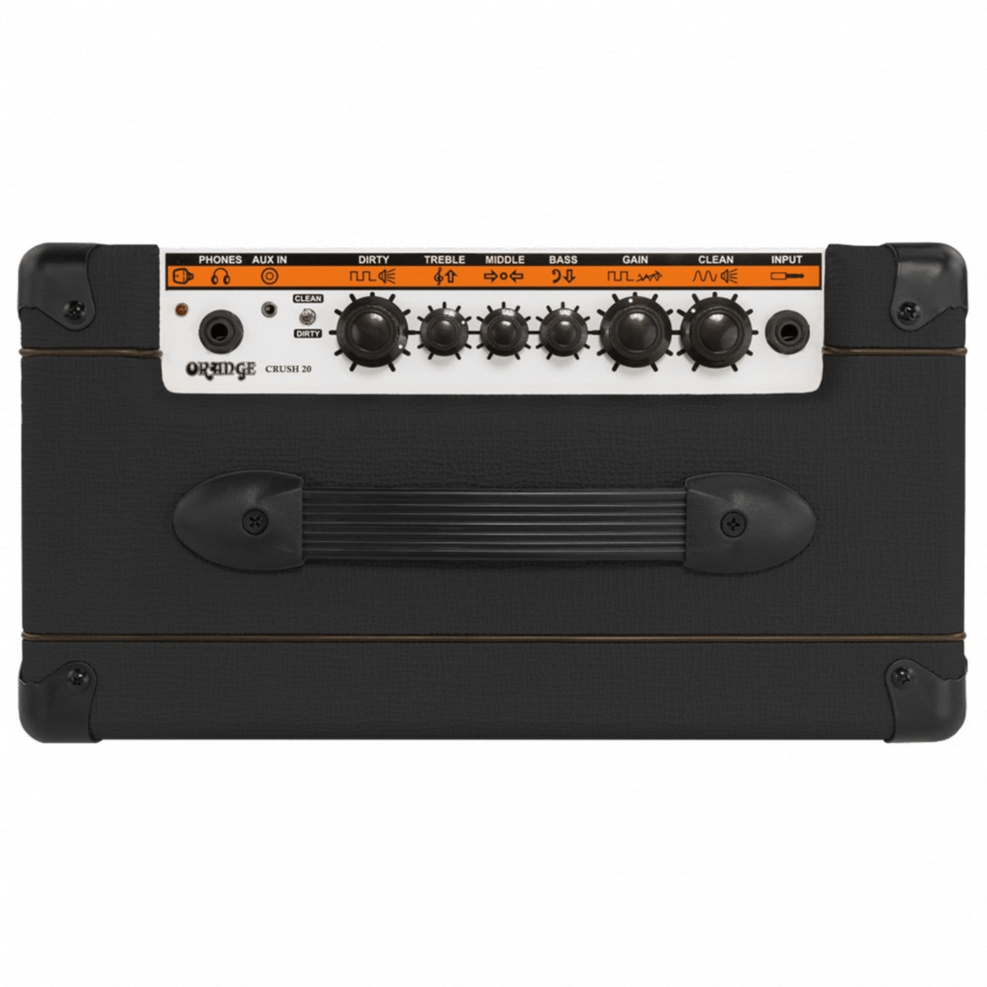 ORANGE AMPLIFIER - CRUSH COMBO 20 - BLACK - Joondalup Music Centre