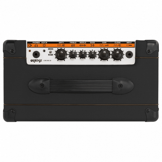 ORANGE AMPLIFIER - CRUSH COMBO 20 - BLACK - Joondalup Music Centre
