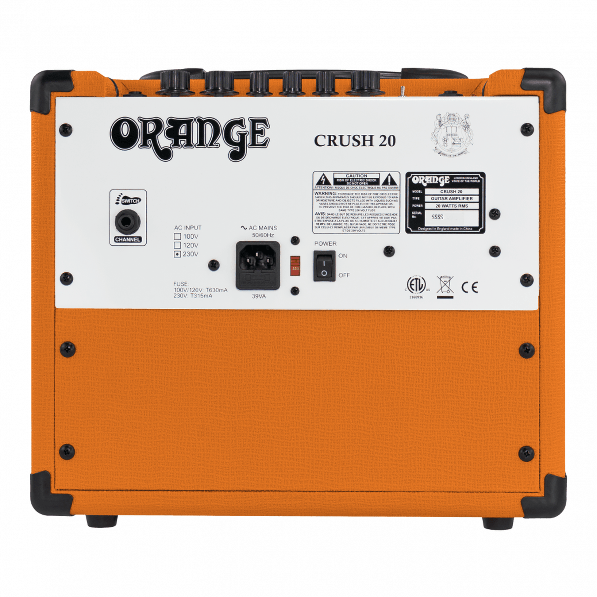 ORANGE CRUSH 20 GUITAR AMPLIFIER - Joondalup Music Centre