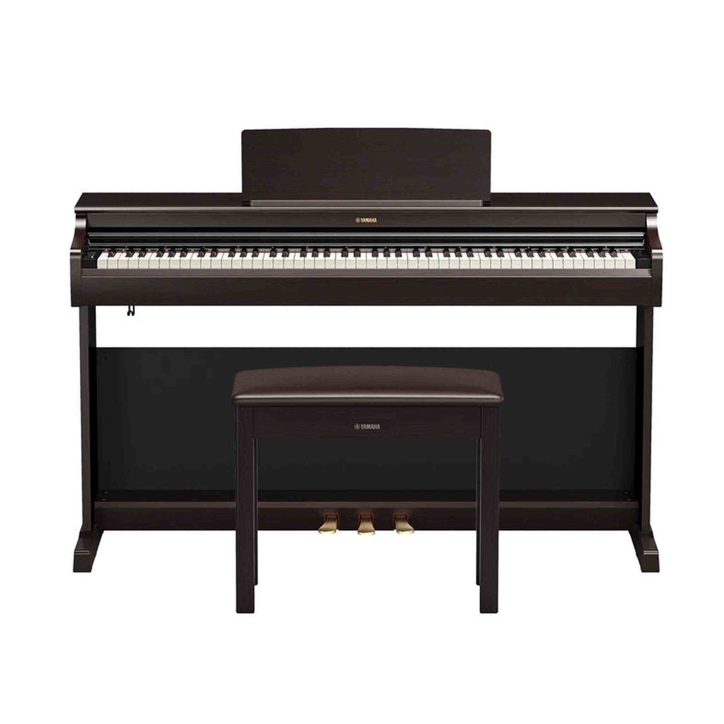 Yamaha YDP-166 ARIUS Series Digital Piano - Rosewood front with bench