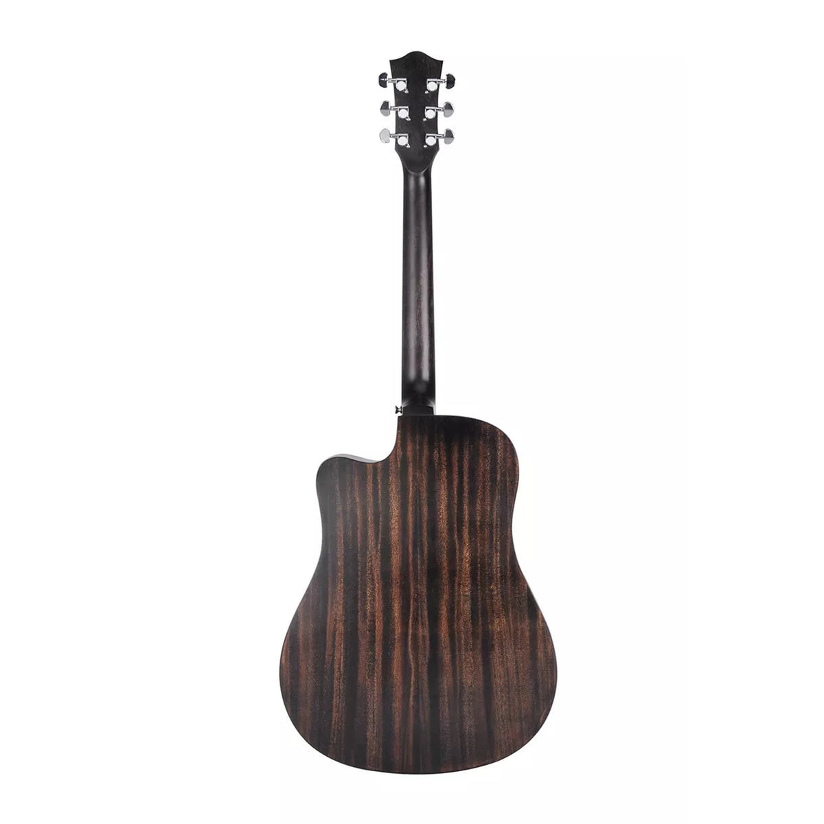 Winzz AF386CE Dreadnought Electric Acoustic Guitar Pack - Mahogany