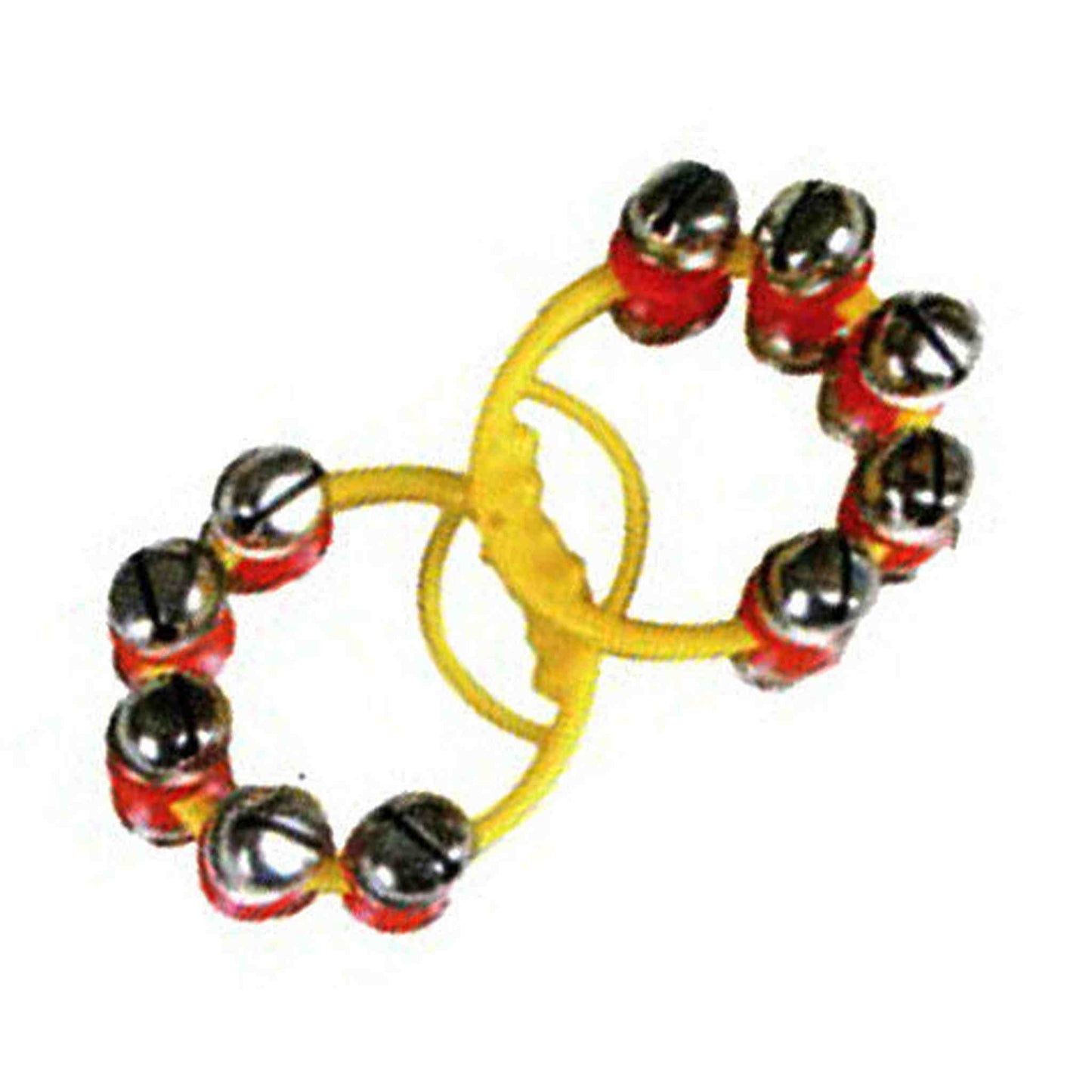 PERCUSSION PLUS 10-SLEIGH BELLS ON PLASTIC HANDLE (1-PAIR) - Joondalup Music Centre