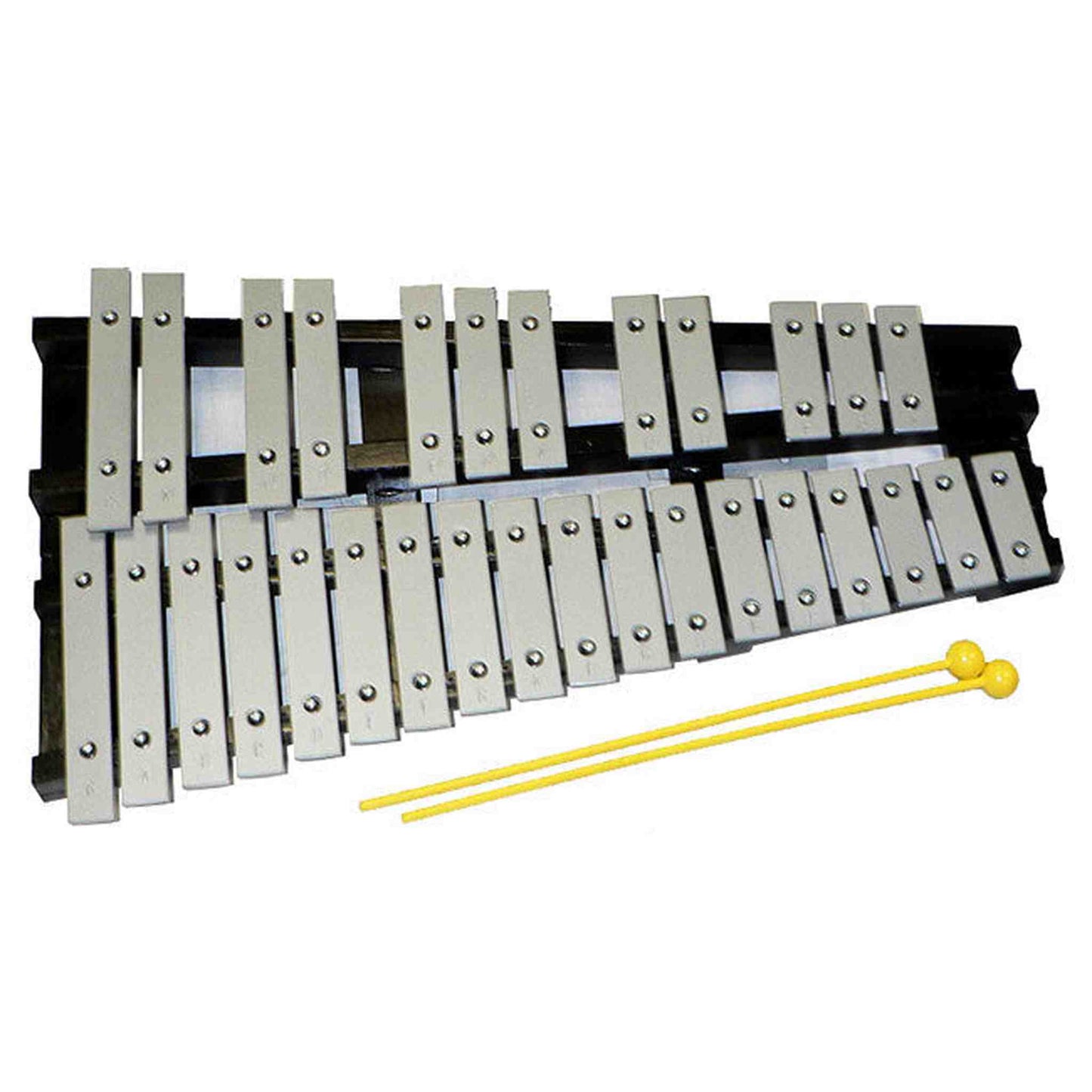 Percussion Plus 30-Note Glockenspiel With Black Wood Folding Frame & Bag - Joondalup Music Centre