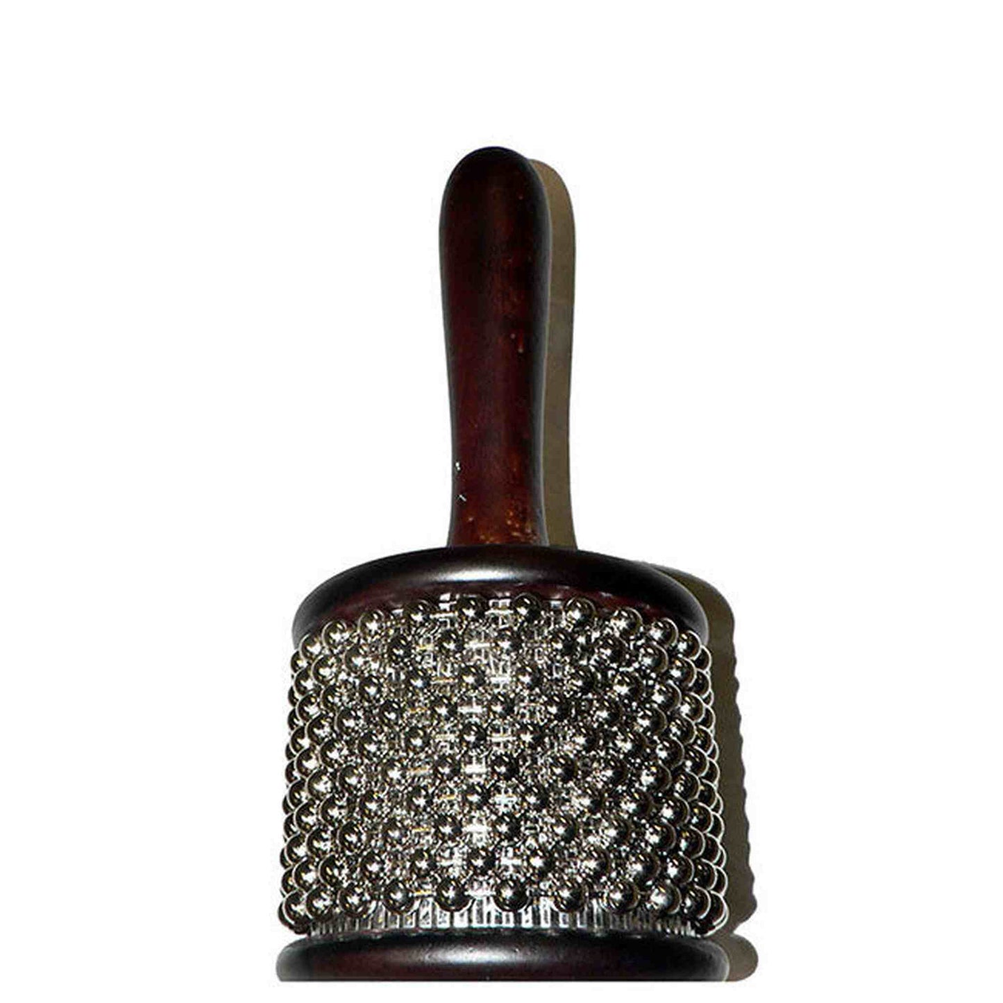 PERCUSSION PLUS SMALL CABASA IN WINE RED WITH NICKEL-PLATED BEADS - Joondalup Music Centre