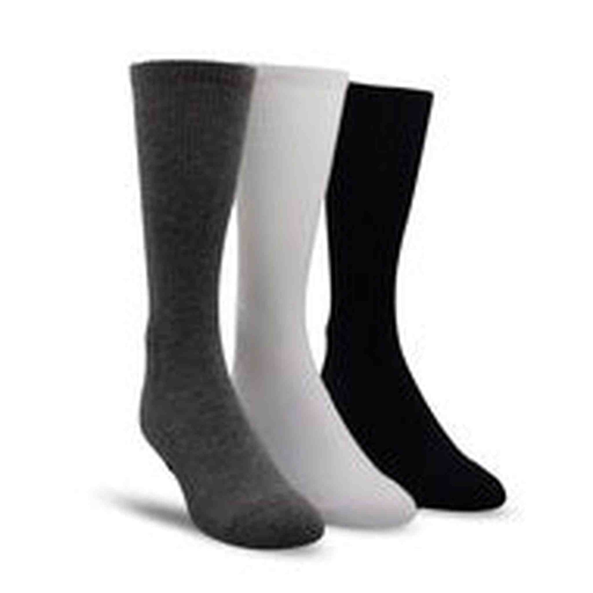 Fender Socks - Back Tab - Large - Charcoal - 3pk - Joondalup Music Centre