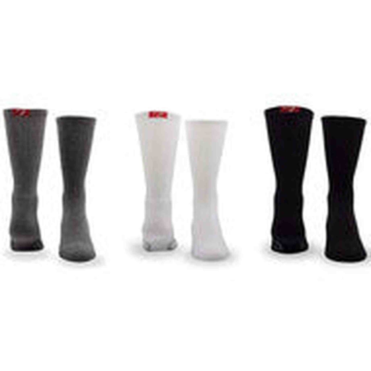 Fender Socks - Back Tab - Large - Charcoal - 3pk - Joondalup Music Centre