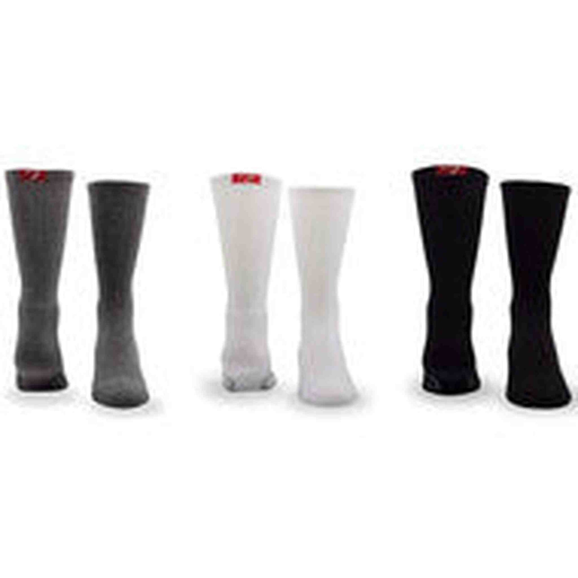Fender Socks - Back Tab - Large - Charcoal - 3pk - Joondalup Music Centre