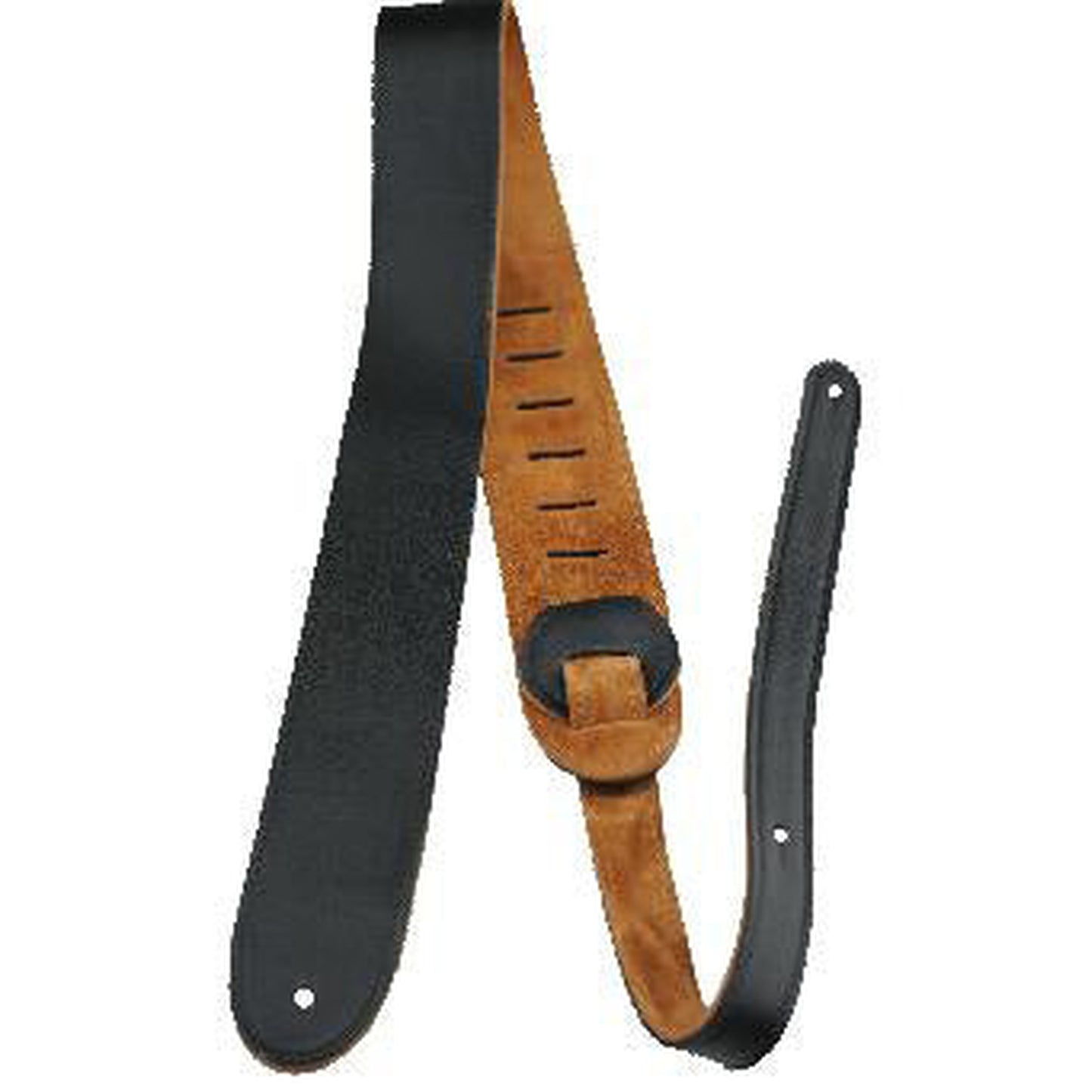 Perris Deluxe Soft Italian Leather Strap Black - Joondalup Music Centre