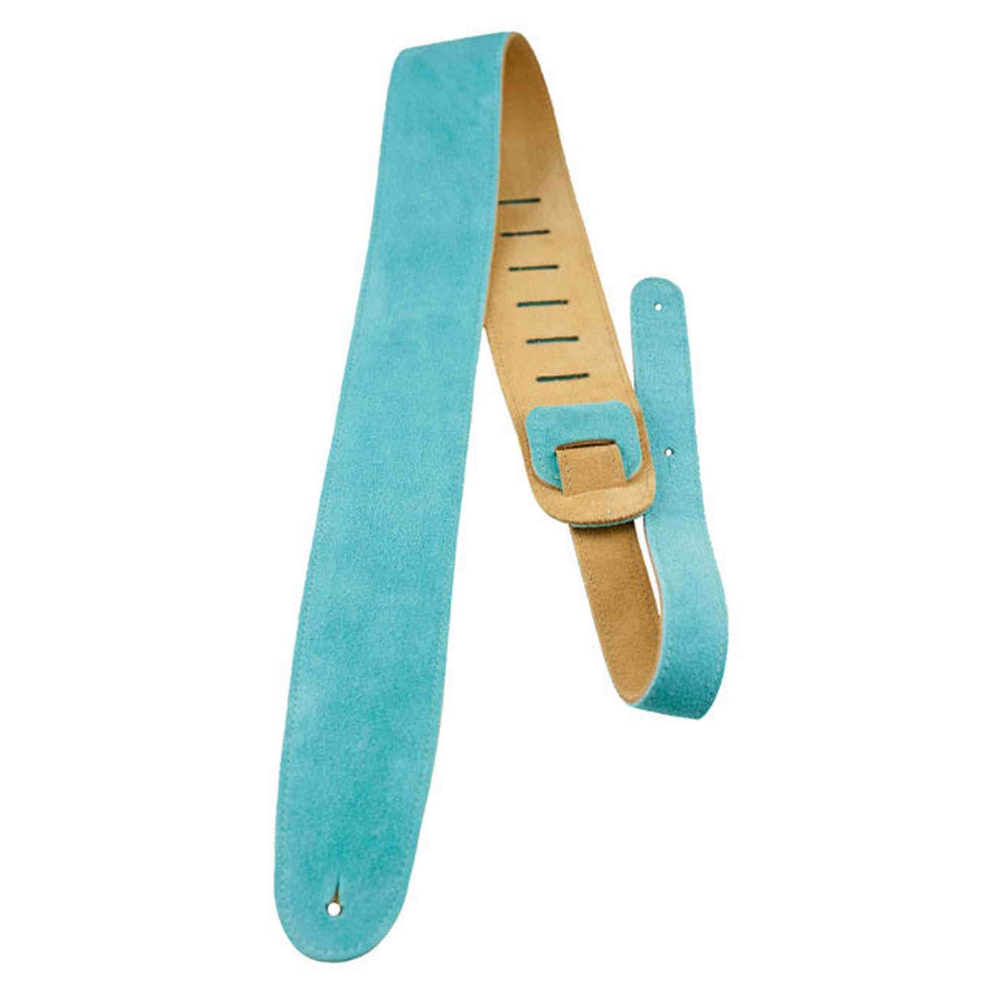 Perris Soft Suede Guitar Strap Teal - Joondalup Music Centre