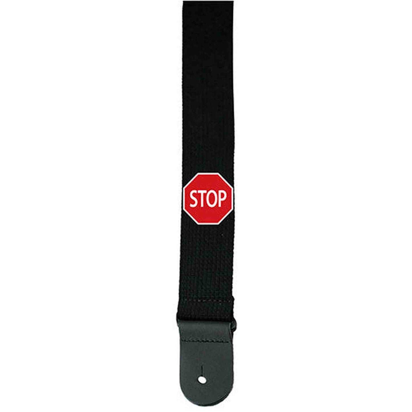 PERRIS STOP SIGN BLACK COTTON STRAP - Joondalup Music Centre