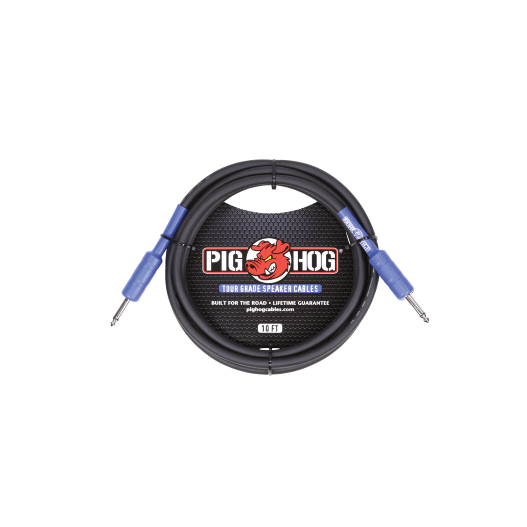Pig Hog Dual 1/4in Speaker Cable 1m - Joondalup Music Centre