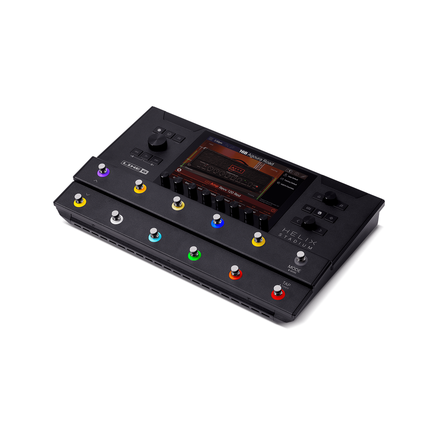 Line 6 Helix Stadium Floor Multi-Effects Processor side view
