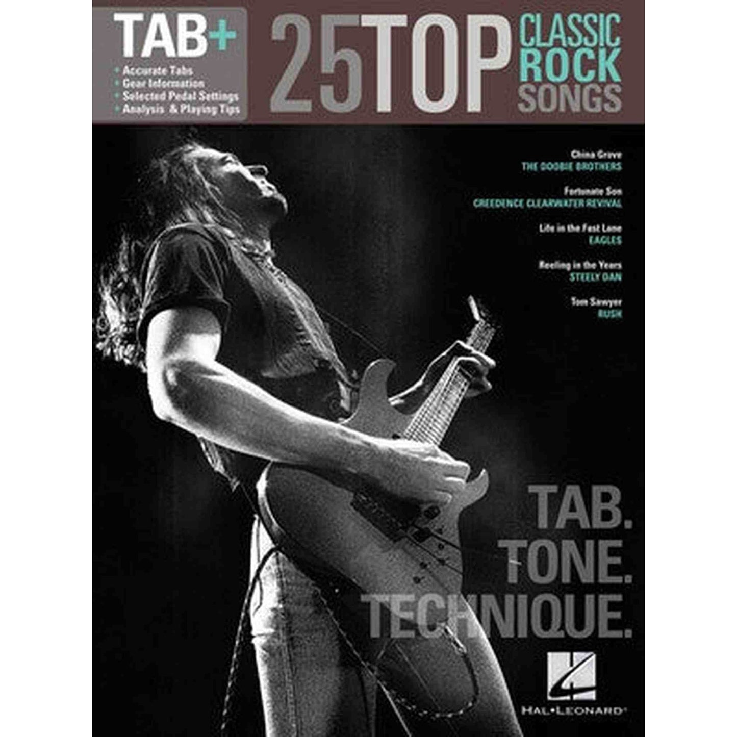 25 Top Classic Rock Songs Guitar Tab Book - Joondalup Music Centre