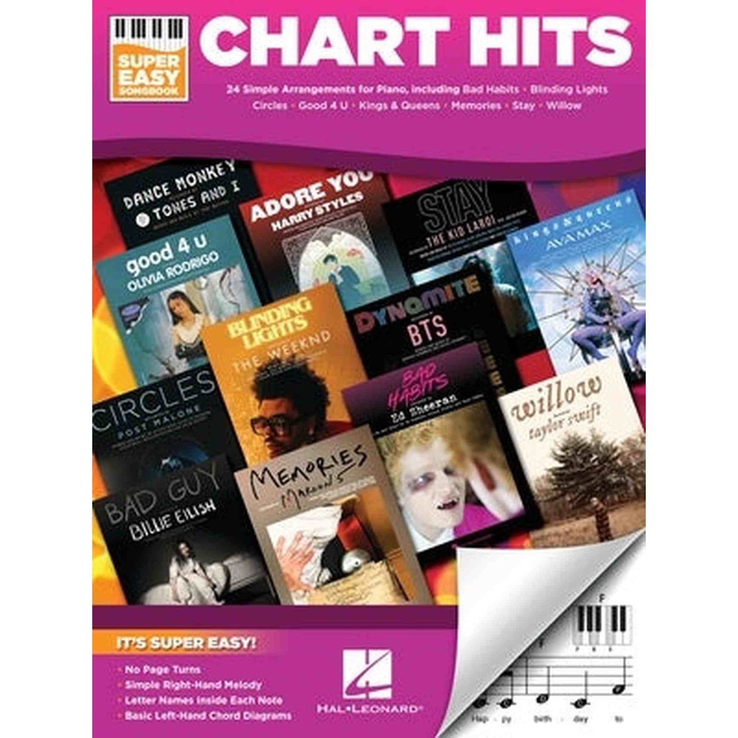 Chart Hits - Super Easy Songbook Piano - Joondalup Music Centre